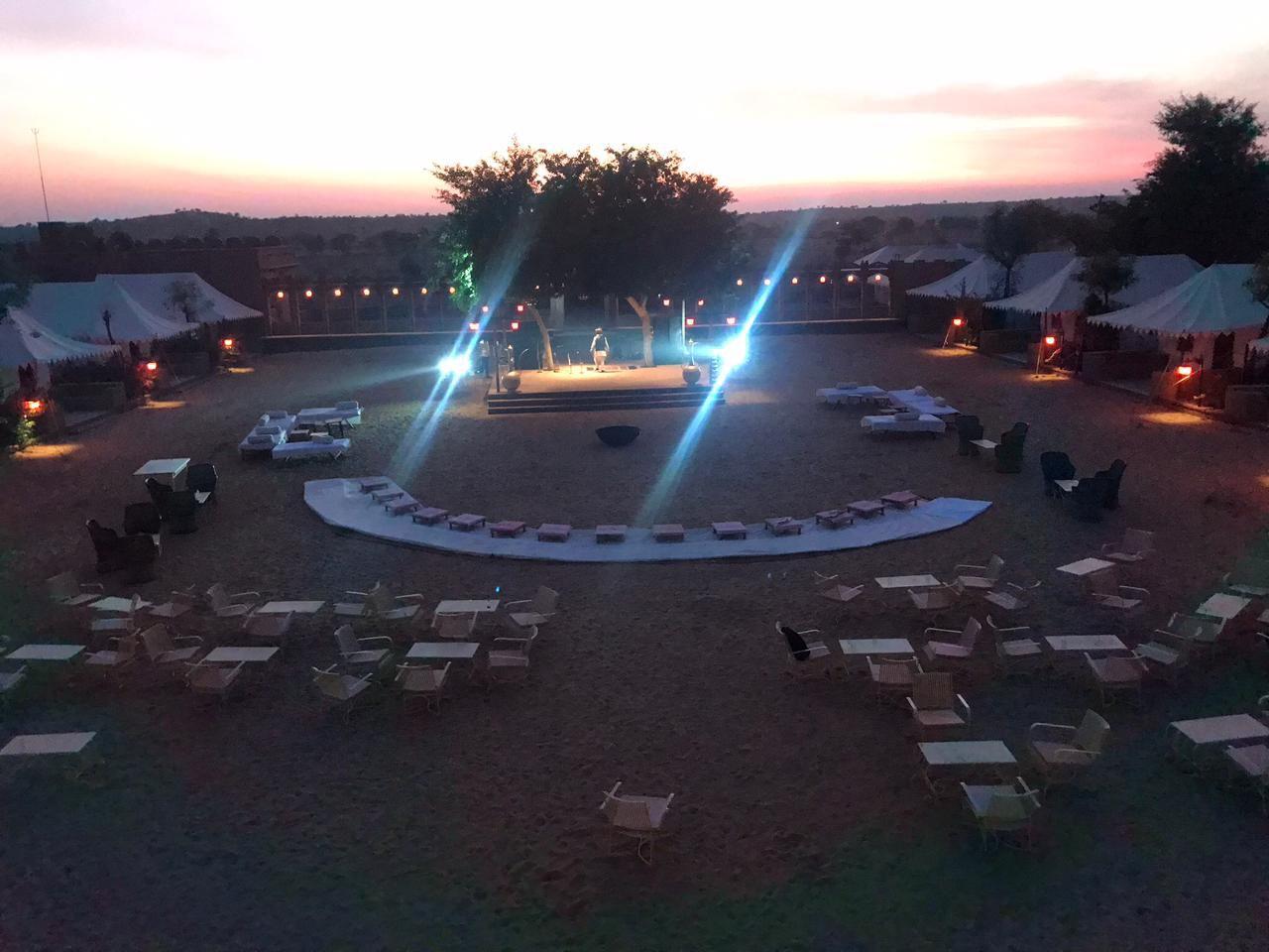 Evening Camp with Stage